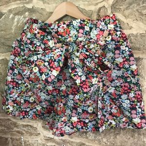 J Crew Floral Liberty Print Bow Shorts- Size 6
